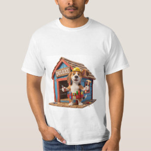 Maan van het repareren van hondenhuizen voor schat t-shirt