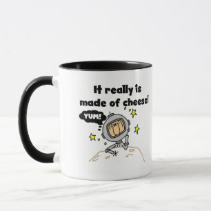 Maan van Kaas T-shirts en Cadeaus Mok