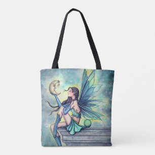Maan Vriend Fee Fantasie Kunst door Molly Harrison Tote Bag