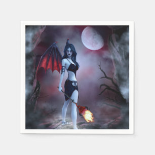 Maan vuur Succubus Servetten