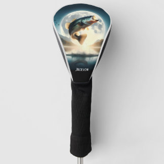 Maan Water & Bass Leaping Golfheadcover