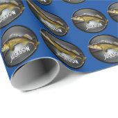 Maan Water & Walleye Snoek Cadeaupapier (Rol Hoek)