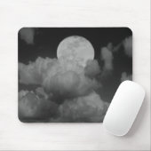 Maan & wolken boven Kansas Muismat (Met muis)