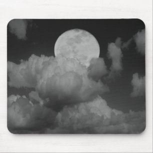 Maan & wolken boven Kansas Muismat