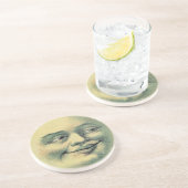  maan zandsteen onderzetter (Zijkant)