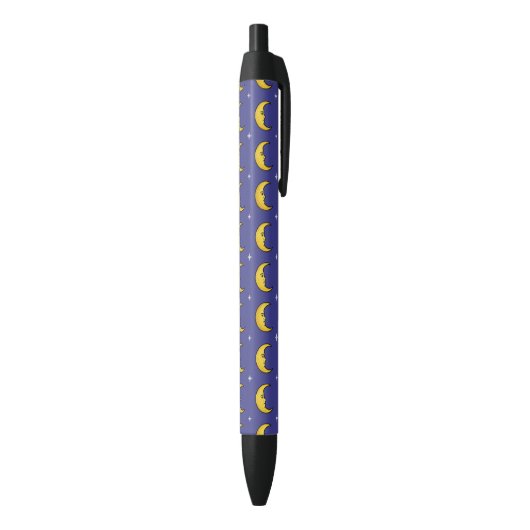 Maan Zwarte Inkt Pen (Achterkant (Verticaal))