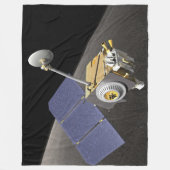 MAANBAAN FLEECE DEKEN (Voorkant)