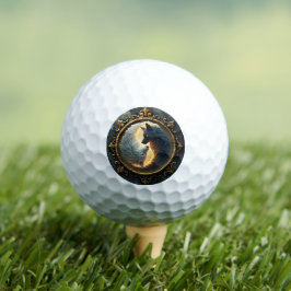 Maanbalans – Waar Schaduwen het Licht Omhelzen.  Golfballen