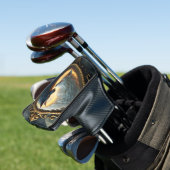 Maanbalans – Waar Schaduwen het Licht Omhelzen. Golfheadcover (Insitu)