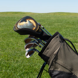 Maanbalans – Waar Schaduwen het Licht Omhelzen.  Golfheadcover