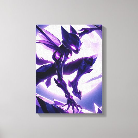 maanbladkat canvas afdruk (Voorkant)