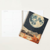 Maanbloei boven zandige toppen planner (Display)