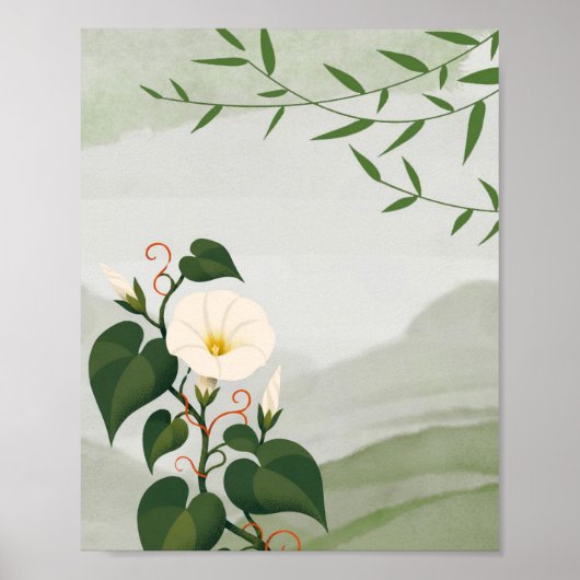 Maanbloem poster (Voorkant)