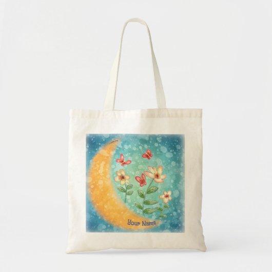 Maanbloemen Tote Bag (Voorkant)