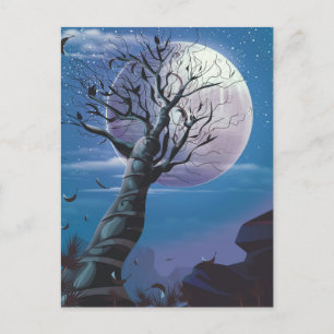 Maanboom Briefkaart