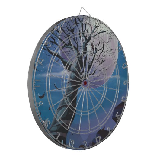 Maanboom Dartbord (Voorkant Links)