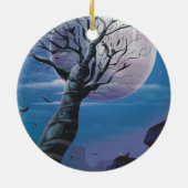 Maanboom Keramisch Ornament (Achterkant)