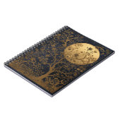 Maanboom Mooi geïllustreerd Notitieboek (Linkerzijde)