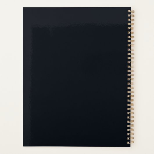 Maanboom Mooie geïllustreerde planner (Achterkant)