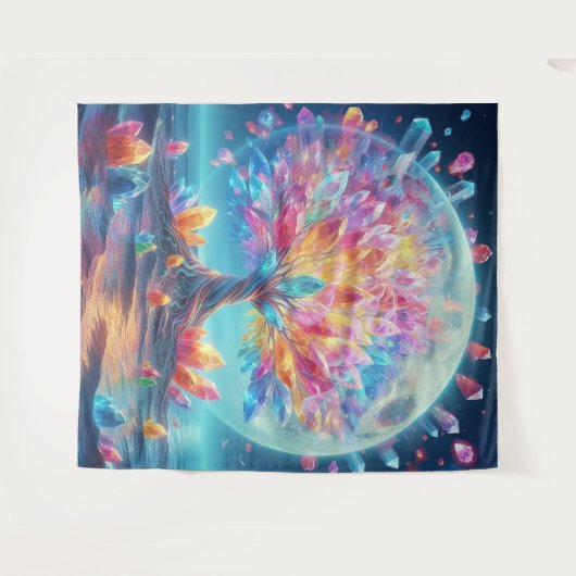 Maanboom Wandkleed (Voorkant (horizontaal))