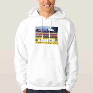 Maanbrug & vijver in de winter   Seattle, Washingt Hoodie