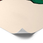 Maand Afrikaanse kaart zwarte geschiedenis Poster (Hoek)