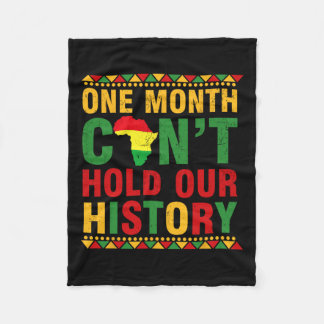 maand Afrikaanse Zwarte Geschiedenis één maand kan Fleece Deken