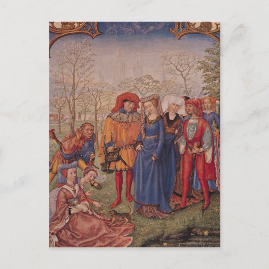 maand april briefkaart (Voorkant)