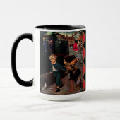 Maand april Jesse Wilcox Smith Jongen en meisje Mok (Links)