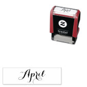 Maand: april zelfinktende stempel (In situ)