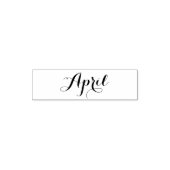 Maand: april zelfinktende stempel (Design)