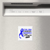 maand blauwe lint-Colon Cancer Awareness Magneet (Insitu (Vaatwasser))