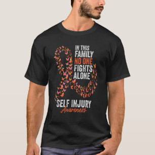 Maand Butterflies Oranje rib T-shirt