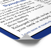 maand, dag en week van de Bewustmaking ME/CFS Poster (Hoek)