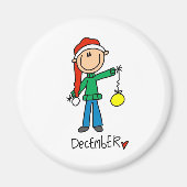 Maand december magneet (Voorkant)