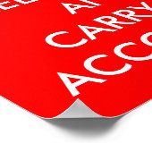 Maand End Accounting Quote Funny Famous Slogan Poster (Hoek)