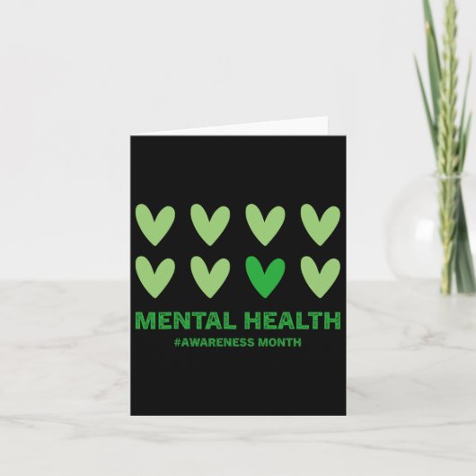 Maand gezondheidsvoorlichting kaart (Voorkant)