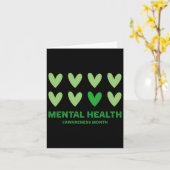 Maand gezondheidsvoorlichting kaart (Gele Bloem)