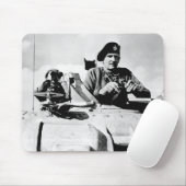 Maand in een tank muismat (Met muis)