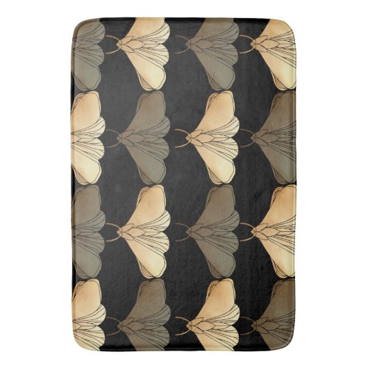 Maand in goudpatroon badmat (Voorkant Verticaal)