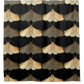 Maand in goudpatroon douchegordijn (Voorkant)