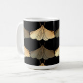 Maand in goudpatroon koffiemok (Voorkant links)