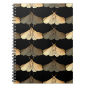 Maand in goudpatroon notitieboek (Voorkant)