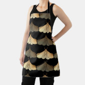 Maand in goudpatroon schort (Insitu)