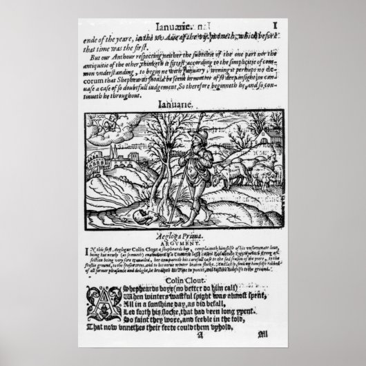 maand januari poster (Voorkant)