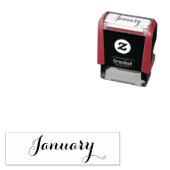 Maand: januari  zelfinktende stempel (In situ)