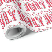 Maand Juli Canadese Maple Leaf Canada Dag Cadeaupapier (Rol Hoek)