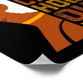 Maand kan onze geschiedenis niet houden zwarte ges poster (Hoek)