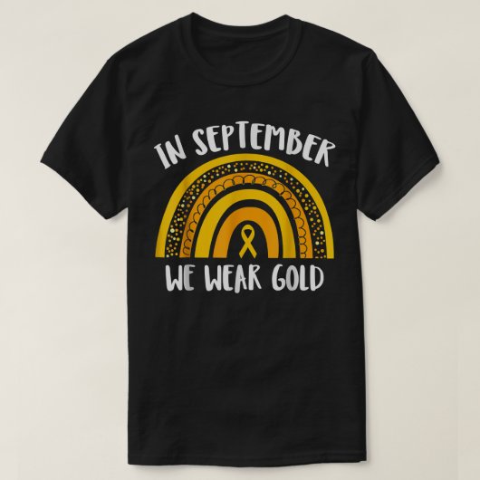 maand kinderkankerIn september hebben we T-shirt (Design voorkant)