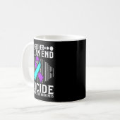 Maand Kunst Bewustzijnsondersteuning Preventie Bew Koffiemok (Voorkant links)